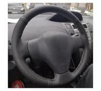 Car Steering Wheel Covers For Toyota For RAV4 For Vios For Yaris 2006-2012 Accessories Car Steering Wheel Cover Anti-Slip Artificial Leather Steering Wheel Braid(Black Thread)