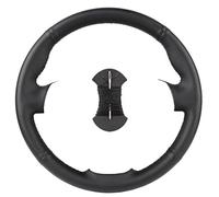 Car Steering Wheel Covers For Transit For Connect For Tourneo For Custom For Grand 2014-2020 Carbon Fiber Pu Leather Car Steering Wheel Cover(Black thread)