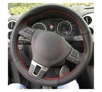 Car Steering Wheel Covers For VW For Golf For Tiguan For Passat B7 CC For Touran For Jetta Mk6 For Magotan For Sagitar Car Steering Wheel Cover Braiding Artificial Leather(Yellow Thread)