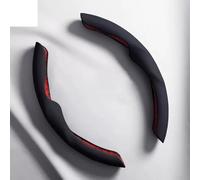 Car steering wheel decorative cover 2pcs 36-38CM PU Car Steering Wheel Cover Liquid Feeling Universal Interior Accessories Styling