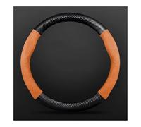Car steering wheel decorative cover For ASX 2011 2012 2013 2015 2016 2017 2018 2019 2020 2022 Non-Slip Car Steering Wheel Cover Microfiber PU 38cm
