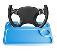 Car Steering Wheel Desk for Nissan GT-R GTR 2012-2022,Multi-function Portable Car Steering Wheel Desk Table,C-Blue