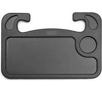 Car Steering Wheel Desk for VW Polo 2014-2017,Car Vans Laptop Desk Food Dining Working Stand Table Holder Food Eating Tray,A/Black