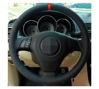Car Steering Wheel For 3 For Axela 2004 2005 2006 2007 2008 2009 For 5 2004-2010 For 6 For Atenza Black Car Steering Wheel Cover Wheel Cover Interior(Light Bl Thread)