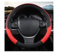 car steering wheel Interior Accessories Leather Car Steering Cover For E39 E46 E60 E87 E90 F10 F20 X1 X2 X3 X4 X5 X6(Black and Wine red)