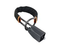 Car Steering Wheel Lock Car Anti Theft Steering Anti-Theft Quad with 2 Keys(Gray)