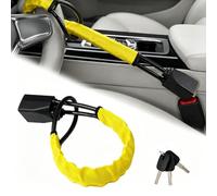 Car Steering Wheel Lock for Alfa Romeo Brera 2005-2011, Security Anti-Saw Seat Belt Double Locking High Visibility Thickened Resistant,Yellow