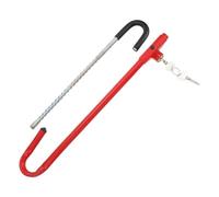 Car Steering Wheel Lock Telescopic Belt Hook Throttle Clutch Padlock Anti Theft Universal Compatible with Sedan