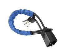 Car Steering Wheel Lock with Seat Belt Socket Steel Rope Anti-Theft Locking System Seat Belt Lock(B)