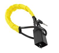 Car Steering Wheel Lock with Seat Belt Socket Steel Rope Anti-Theft Locking System Seat Belt Lock(B)