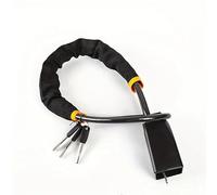 Car Steering Wheel Lock with Seat Belt Socket Steel Rope Anti-Theft Locking System Seat Belt Lock(Black)