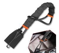 Car Steering Wheel Locks For Benz AMG GT A Class AMG C Class AMG GLC AMG Sport,Car Seat Belt Lock with 3 Keys,Double Car Anti Theft Device,Fits Most Vehicles,D-Black