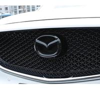 Car Steering Wheel Logo Sticker Front Badge Rear Trunk Emblem Trim, For Mazda Cx-5 Cx5 2017 2018 2019 2020,B Black