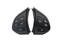 Car Steering Wheel Multifunction Switch Buttons 5 Pins Steering Wheel Volume Sound Cruise Control Button For Mitsubishi For Outlander XL 2.4 CW5W 4b12 2008(Matte black)