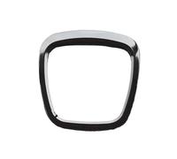 Car Steering Wheel Panel Frame Ring Sticker Trim Center Logo Cover Protector For Q5 Q7 A3 S3 8P A4 B6 B7 B8 A5 B8 A6 C7 MENSUNUBNM(Red)