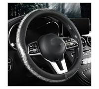 Car Steering Wheel Protective Cover 2023 Crystal Wood Grain Car Steering Wheel Cover Dynamic Carbon Fiber Steering Wheel Cover(Gray)