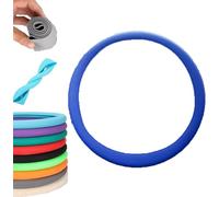 Car Steering Wheel Protective Cover, Cool Non-Slip Silicone Steering Wheel Protector, Universal Fit Easy to Clean Steering Wheel Cover (Dark Blue)