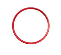 Car Steering Wheel Protective Cover For A1 A3 A4 A5 A6 A7A8 Q3 Q5 Q7 SQ5 S1 S3 S4 S5 S6 S7 S8 RS3 RS5 RS6 Car Steering Wheel Decoration Ring Trim Cover Sticker(Red)