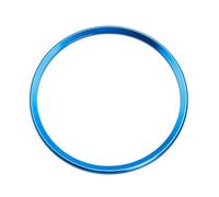 Car Steering Wheel Protective Cover For A1 A3 A4 A5 A6 A7A8 Q3 Q5 Q7 SQ5 S1 S3 S4 S5 S6 S7 S8 RS3 RS5 RS6 Car Steering Wheel Decoration Ring Trim Cover Sticker(Blue)