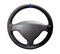 Car Steering Wheel Protective Cover For Buick For Sail 1998 1999 2000 2001 2002 2003 2004 2005 2006 2007 Hand Stitched Microfibre Leather Car Steering Wheel Cover(White Thread)