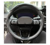 Car Steering Wheel Protective Cover For Deco 2024 Carbon Fiber Silicone Car Steering Wheel Cover Anti-skid Booster Cover Auto Accessories 38cm 2/3PCS(C 3PCS Black)