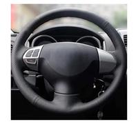 Car Steering Wheel Protective Cover For Mitsubishi For Lancer X 10 2007-2015 For Outlander 2006-2013 For ASX 2010-2013 For Colt Car Steering Wheel Cover Soft Artificial Leather(Gray Thread)