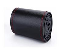 Car Steering Wheel Protector Auto Steering Wheel Cover Protector Car Hand-Stitched 36-40cm DIY Leather Braid On The With Needles Thread Covers(Red Thread 38cm 1)