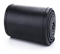 Car Steering Wheel Protector Auto Steering Wheel Cover Protector Car Hand-Stitched 36-40cm DIY Leather Braid On The With Needles Thread Covers(Black Thread 38cm 1)