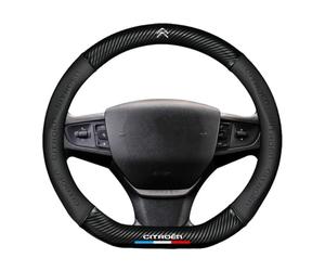 Car Steering Wheel Protector Cover, for Citroen Berlingo 2018-2024 2025 Car Anti-Skid Steering Wheel Cover Car Steering Wheel Protector Accessories,D-A