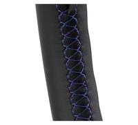 Car Steering Wheel Protector For Bravo For Doblo 2007-2015 2016 2017 2018 2019 Steering Wrap Microfiber Wheel Cover Covers Auto Protector(?Blue Line)