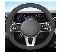 Car Steering Wheel Protector For Mercedes For Benz G550 G63 GLC200 A35 | Leather protects the steering wheel from wear and tear.(I)