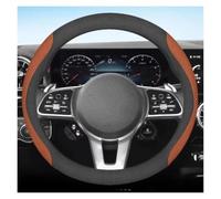 Car Steering Wheel Protector For Mercedes For Benz G550 G63 GLC200 A35 | Leather protects the steering wheel from wear and tear.(O)