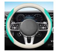 Car Steering Wheel Protector For Mercedes For Benz G550 G63 GLC200 A35 | Leather protects the steering wheel from wear and tear.(P)
