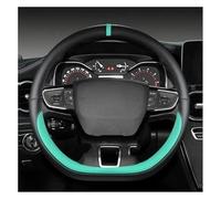 Car Steering Wheel Protector For VW For Teramont For Atlas For Tcross 2017-2021 D Shape Car Steering Wheel Cover Decorative Auto Protector(Green)
