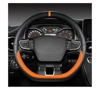 Car Steering Wheel Protector For VW For Teramont For Atlas For Tcross 2017-2021 D Shape Car Steering Wheel Cover Decorative Auto Protector(Orange)