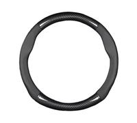 Car Steering Wheel Protector No Smell Thin Steering Wheel Cover Carbon For Lexus For IS250 For IS250C F For Sport 2011 2013(Round Shape-Black)