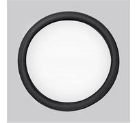 Car Steering Wheel Protector Universal 15 Inch Approx 38cm Leather Perforated Patchwork Car Steering Wheel Cover Non-slip Breathable