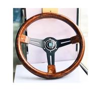 Car Steering Wheel,Racing Steering Wheel Sport 14inch Racing Car Copy Wood with Black Spoke Classic(Copy Wood)