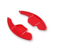 Car Steering Wheel Shift Paddle Extension Shifting Paddle | Compatible With Audi A3 A4 A4L A5 A6 A7 A8 Q3 Q5 Q7 TT S3 R8 MK2 S5(Red)