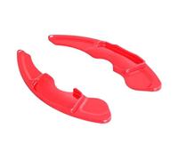 Car Steering Wheel Shift Paddle Shifter Extended ABS Trim Compatible With Lexus IS NX RC RCF 14-16 Carbon Fiber Auto Paddles Accessories(Red)