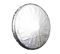 Car Steering Wheel Sun Shade Cover Thick Sunscreen Insulation Accessories Sun Protection Foldable Silver Universal accessory(10 piece)