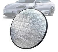 Car Steering Wheel Sunshade - Folding Anti-Sun Protector for Hot Summer Cars and Trucks