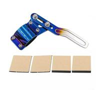 Car Steering Wheel Turn Signal Lever Extension Aluminium Rod Fits Diameter 18mm to 28mm Adjustable Length Control Lever Extension from 30mm to 100mm (Burnt blue)