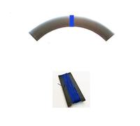 Car Steering Wheel Winter Full Black Braid Soft Car Steering Wheel Cover For 911 997 For Boxster 987 For Cayman 2004-2010(Blue thread marker)