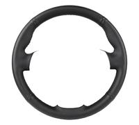 Car Steering Wheel Wrap For BMW E90 320 318i 320i 325i 330i 320d 328xi 2007 Braiding Cover Car Steering Wheel Black Artificial Leather Wrap(01 Gray Thread)