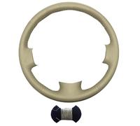 Car Steering Wheel Wrap For Toyota For 4Runner For Camry For Corolla For Sienna 1997-2003 Car Steering Wheel Cover Dark Gray Beige Black Mircrofiber Leather(Beige Leather)
