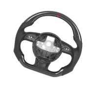 Car Steering Wheels Compatible With For RS6 C7 RS7 4G8 2013 2014 2015 2016 2017 2018 Replacement Carbon Fiber Steering Wheel Assembly Car Interior Accessories