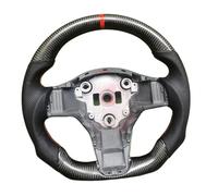 Car Steering Wheels Compatible With Tesla For Model 3 2017 2018 2019 2020 For Model Y Carbon Fiber Steering Wheel Car Accessories Customize Cover Trim No Heating
