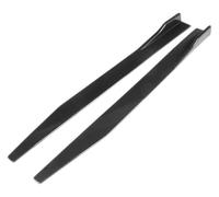 Car Steps Side Skirts Car Side Skirt 1.18m Reduce Air Resistance Bright Black Wings Bumper Lip Separator Step(Carbon Fiber)