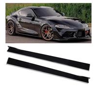 Car Steps Side Skirts For Benz For W204 W205 For F10 F11 For 520i 528i 535i 550i Car Side Skirt Spoiler Lip Rocker Panel Body Kit Winglet Step(Black)